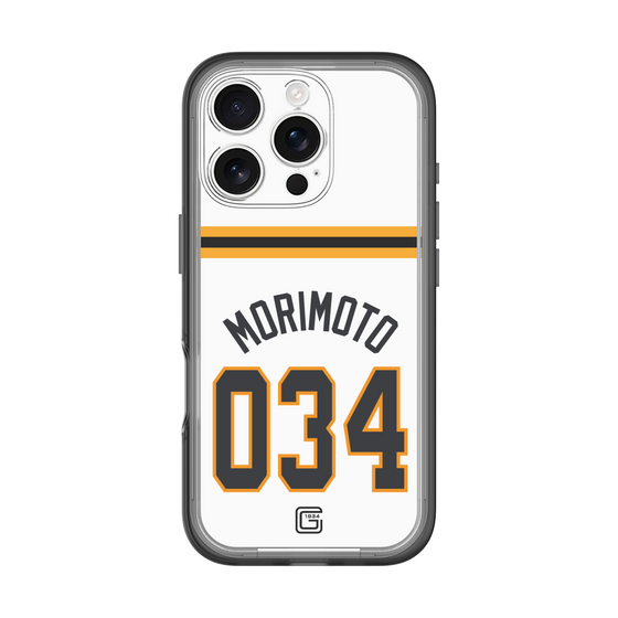 スリムプロテクションプレミアムケース［ 読売ジャイアンツ - #034 MORIMOTO - ホーム ］