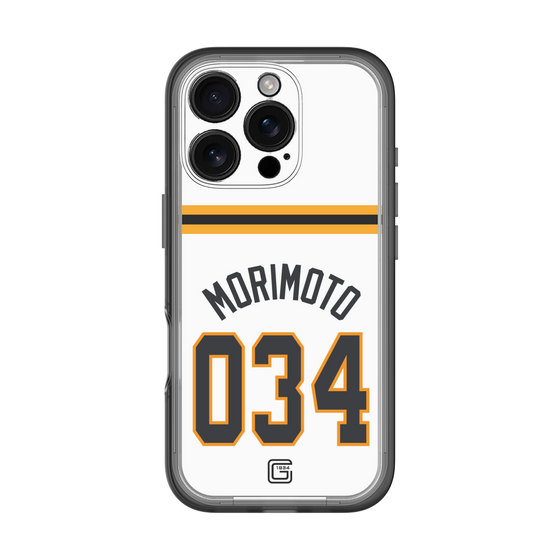 スリムプロテクションプレミアムケース［ 読売ジャイアンツ - #034 MORIMOTO - ホーム ］