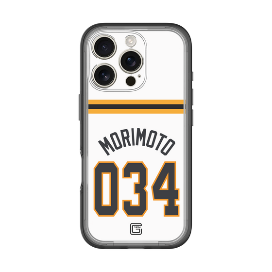 スリムプロテクションプレミアムケース［ 読売ジャイアンツ - #034 MORIMOTO - ホーム ］