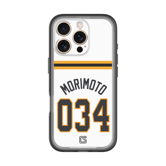 スリムプロテクションプレミアムケース［ 読売ジャイアンツ - #034 MORIMOTO - ホーム ］