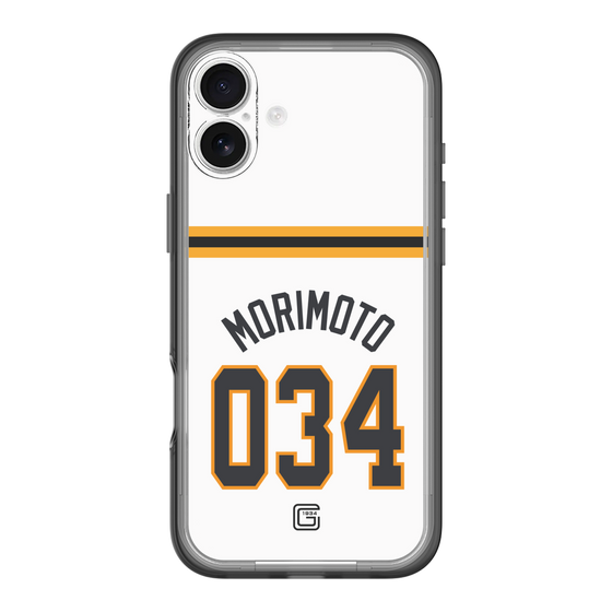 スリムプロテクションプレミアムケース［ 読売ジャイアンツ - #034 MORIMOTO - ホーム ］