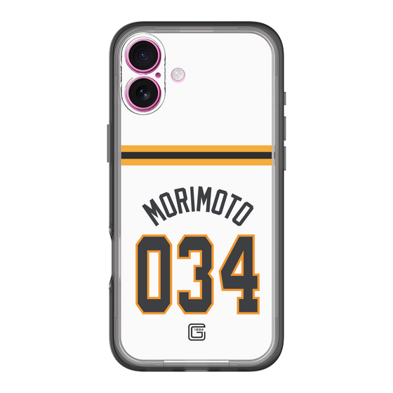 スリムプロテクションプレミアムケース［ 読売ジャイアンツ - #034 MORIMOTO - ホーム ］