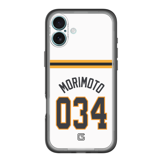 スリムプロテクションプレミアムケース［ 読売ジャイアンツ - #034 MORIMOTO - ホーム ］