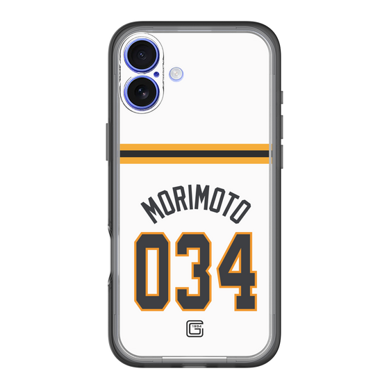 スリムプロテクションプレミアムケース［ 読売ジャイアンツ - #034 MORIMOTO - ホーム ］