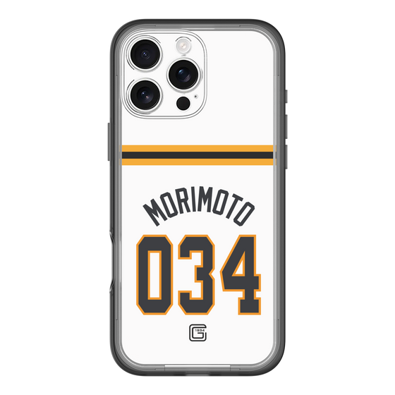 スリムプロテクションプレミアムケース［ 読売ジャイアンツ - #034 MORIMOTO - ホーム ］