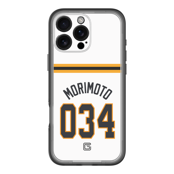 スリムプロテクションプレミアムケース［ 読売ジャイアンツ - #034 MORIMOTO - ホーム ］