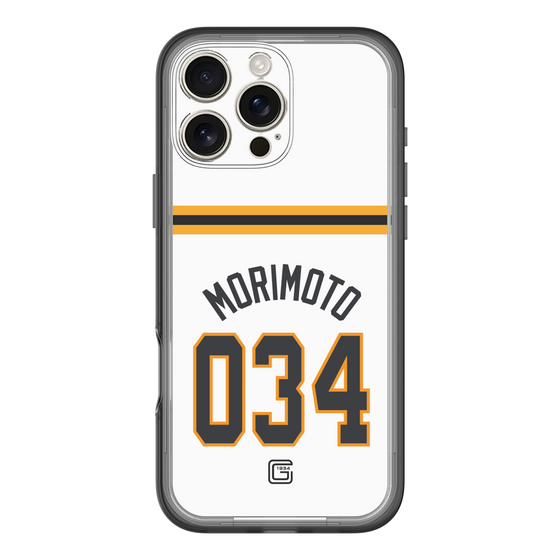 スリムプロテクションプレミアムケース［ 読売ジャイアンツ - #034 MORIMOTO - ホーム ］