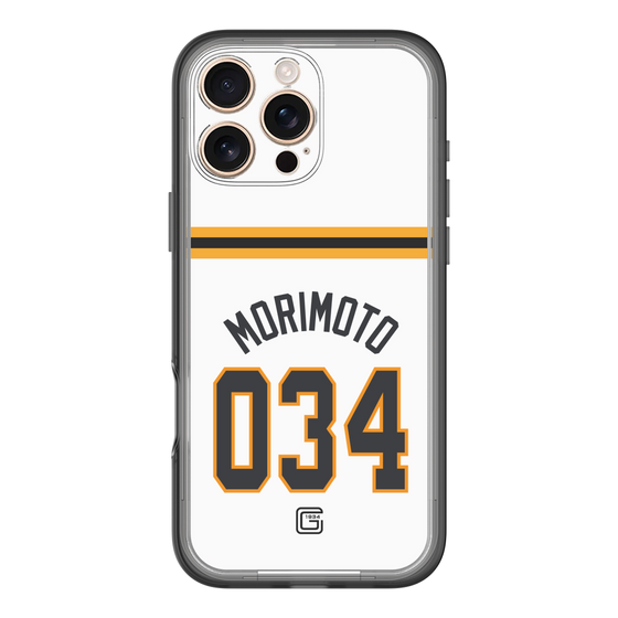 スリムプロテクションプレミアムケース［ 読売ジャイアンツ - #034 MORIMOTO - ホーム ］