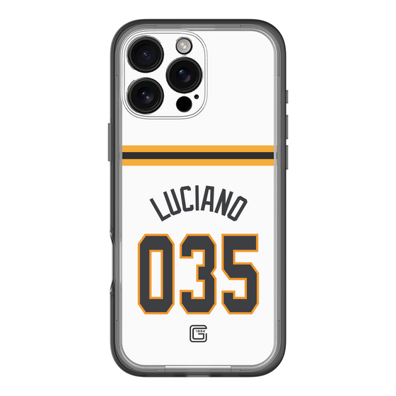 スリムプロテクションプレミアムケース［ 読売ジャイアンツ - #035 LUCIANO - ホーム ］