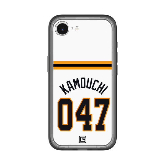 スリムプロテクションプレミアムケース［ 読売ジャイアンツ - #047 KAMOUCHI - ホーム ］