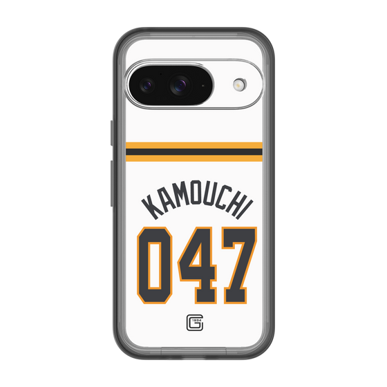 スリムプロテクションプレミアムケース［ 読売ジャイアンツ - #047 KAMOUCHI - ホーム ］