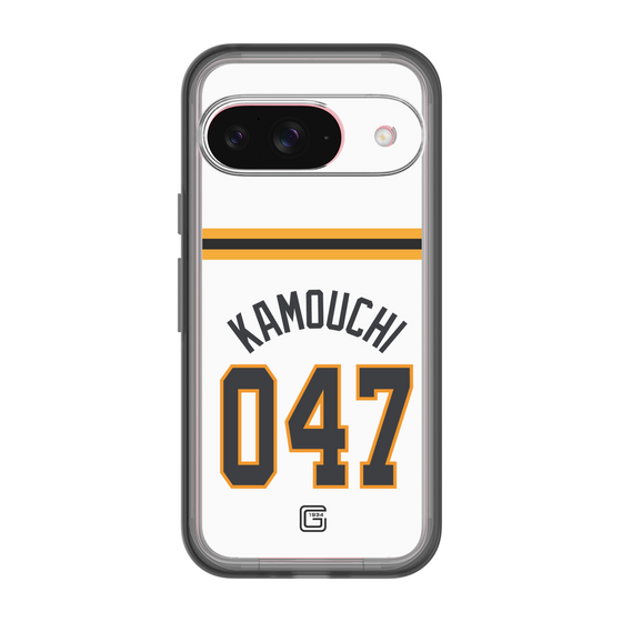 スリムプロテクションプレミアムケース［ 読売ジャイアンツ - #047 KAMOUCHI - ホーム ］