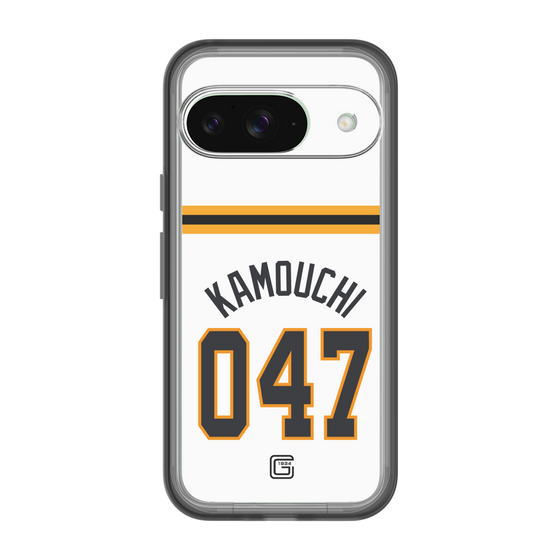 スリムプロテクションプレミアムケース［ 読売ジャイアンツ - #047 KAMOUCHI - ホーム ］