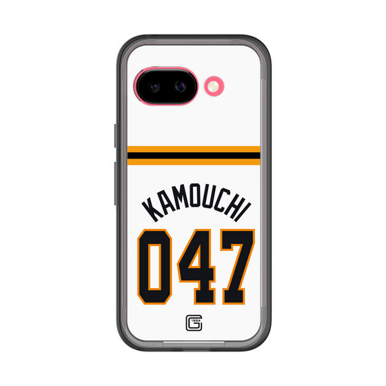 スリムプロテクションプレミアムケース［ 読売ジャイアンツ - #047 KAMOUCHI - ホーム ］
