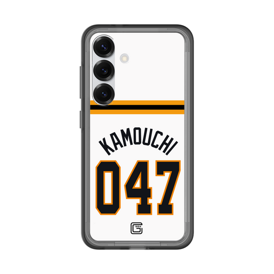 スリムプロテクションプレミアムケース［ 読売ジャイアンツ - #047 KAMOUCHI - ホーム ］