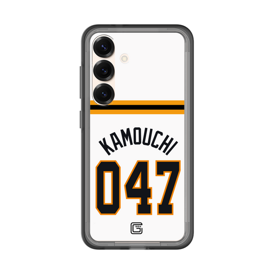 スリムプロテクションプレミアムケース［ 読売ジャイアンツ - #047 KAMOUCHI - ホーム ］