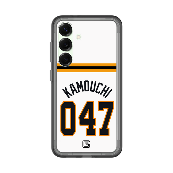 スリムプロテクションプレミアムケース［ 読売ジャイアンツ - #047 KAMOUCHI - ホーム ］