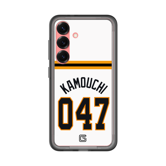 スリムプロテクションプレミアムケース［ 読売ジャイアンツ - #047 KAMOUCHI - ホーム ］