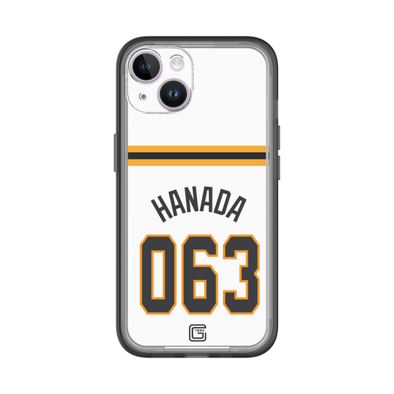 スリムプロテクションプレミアムケース［ 読売ジャイアンツ - #063 HANADA - ホーム ］