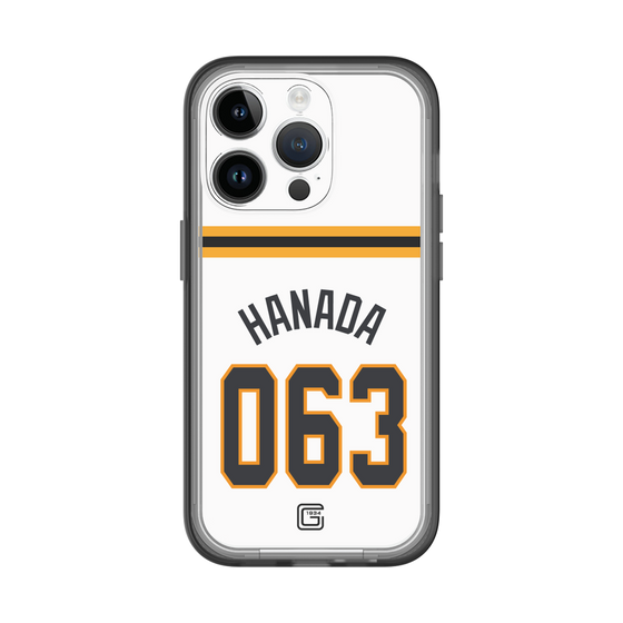 スリムプロテクションプレミアムケース［ 読売ジャイアンツ - #063 HANADA - ホーム ］