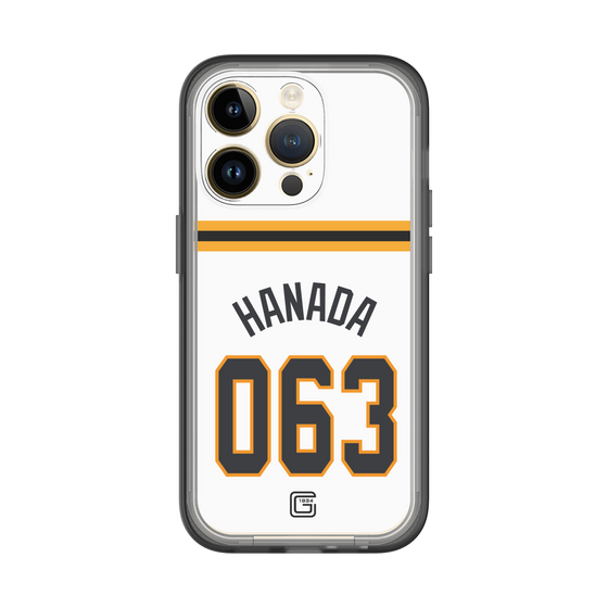 スリムプロテクションプレミアムケース［ 読売ジャイアンツ - #063 HANADA - ホーム ］