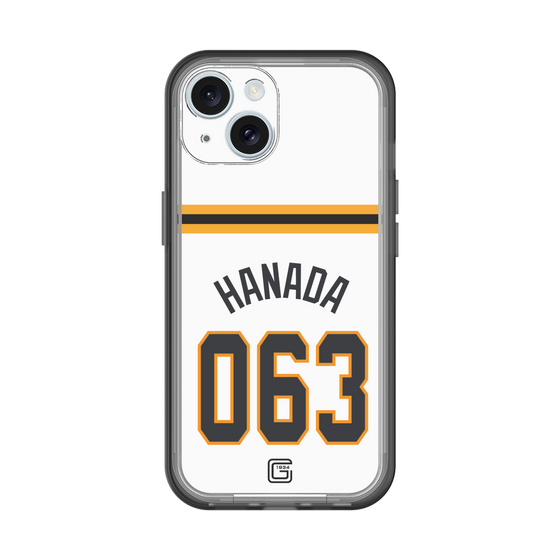スリムプロテクションプレミアムケース［ 読売ジャイアンツ - #063 HANADA - ホーム ］