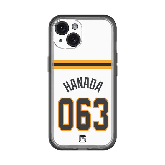 スリムプロテクションプレミアムケース［ 読売ジャイアンツ - #063 HANADA - ホーム ］