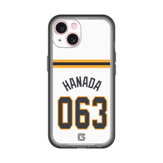 スリムプロテクションプレミアムケース［ 読売ジャイアンツ - #063 HANADA - ホーム ］