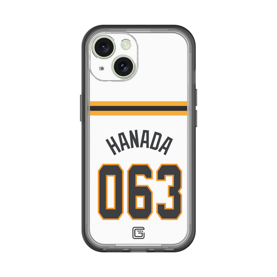 スリムプロテクションプレミアムケース［ 読売ジャイアンツ - #063 HANADA - ホーム ］
