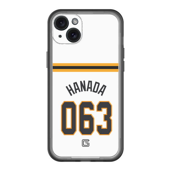 スリムプロテクションプレミアムケース［ 読売ジャイアンツ - #063 HANADA - ホーム ］