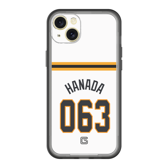 スリムプロテクションプレミアムケース［ 読売ジャイアンツ - #063 HANADA - ホーム ］