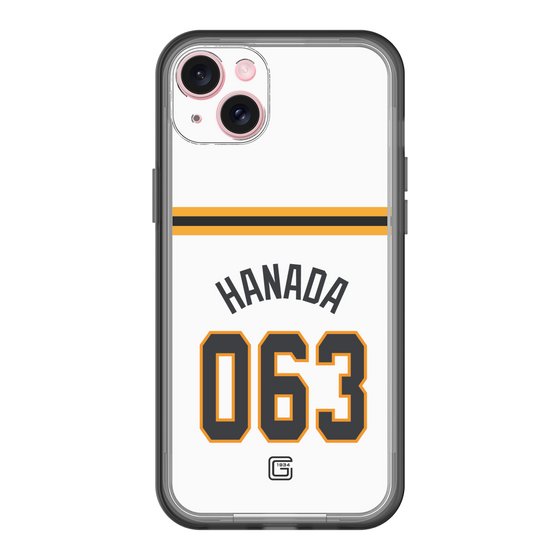 スリムプロテクションプレミアムケース［ 読売ジャイアンツ - #063 HANADA - ホーム ］