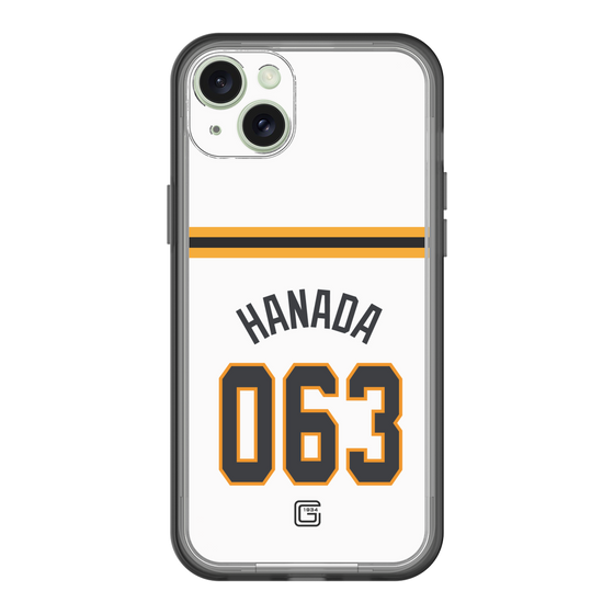 スリムプロテクションプレミアムケース［ 読売ジャイアンツ - #063 HANADA - ホーム ］