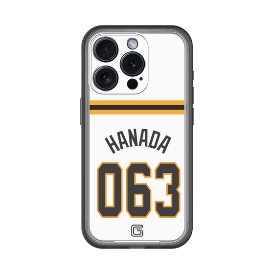 スリムプロテクションプレミアムケース［ 読売ジャイアンツ - #063 HANADA - ホーム ］
