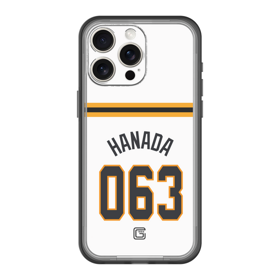 スリムプロテクションプレミアムケース［ 読売ジャイアンツ - #063 HANADA - ホーム ］