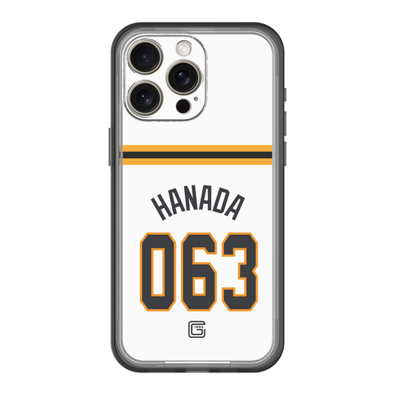 スリムプロテクションプレミアムケース［ 読売ジャイアンツ - #063 HANADA - ホーム ］