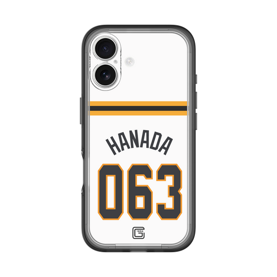 スリムプロテクションプレミアムケース［ 読売ジャイアンツ - #063 HANADA - ホーム ］