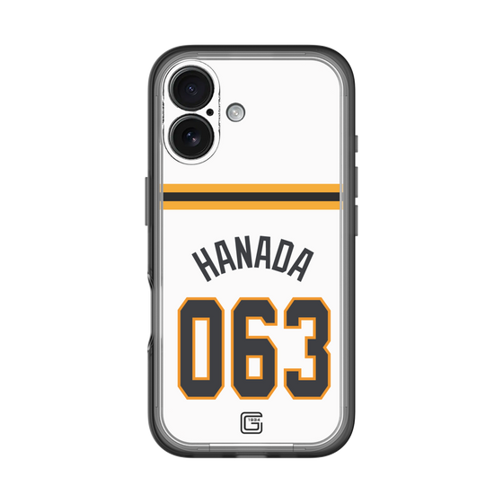 スリムプロテクションプレミアムケース［ 読売ジャイアンツ - #063 HANADA - ホーム ］