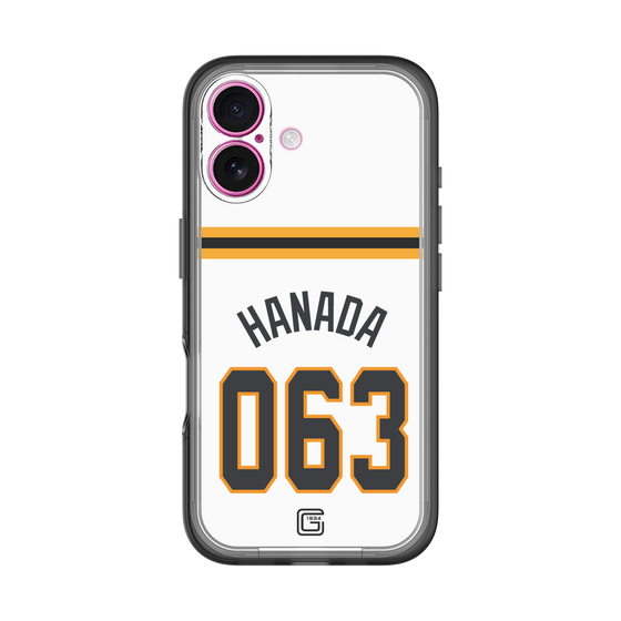 スリムプロテクションプレミアムケース［ 読売ジャイアンツ - #063 HANADA - ホーム ］