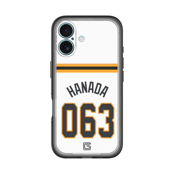 スリムプロテクションプレミアムケース［ 読売ジャイアンツ - #063 HANADA - ホーム ］