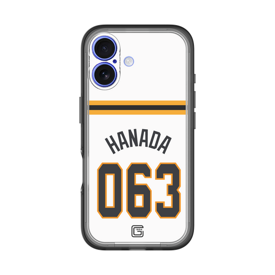 スリムプロテクションプレミアムケース［ 読売ジャイアンツ - #063 HANADA - ホーム ］