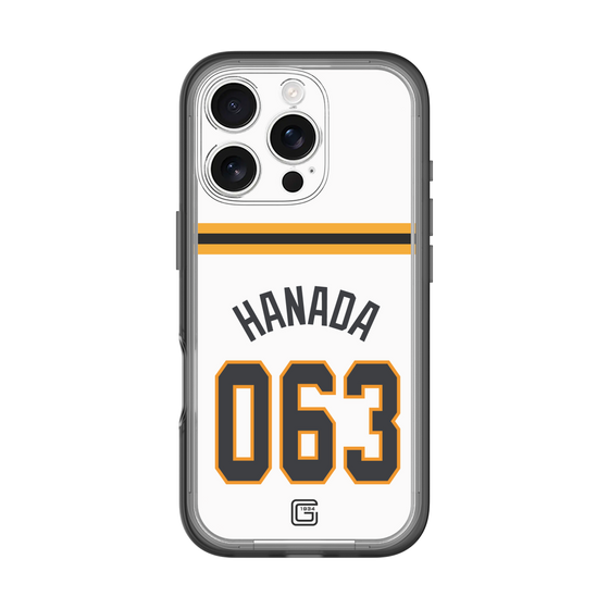 スリムプロテクションプレミアムケース［ 読売ジャイアンツ - #063 HANADA - ホーム ］