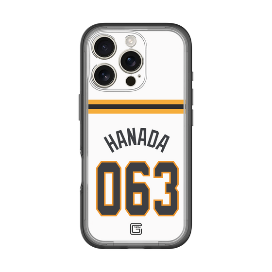 スリムプロテクションプレミアムケース［ 読売ジャイアンツ - #063 HANADA - ホーム ］