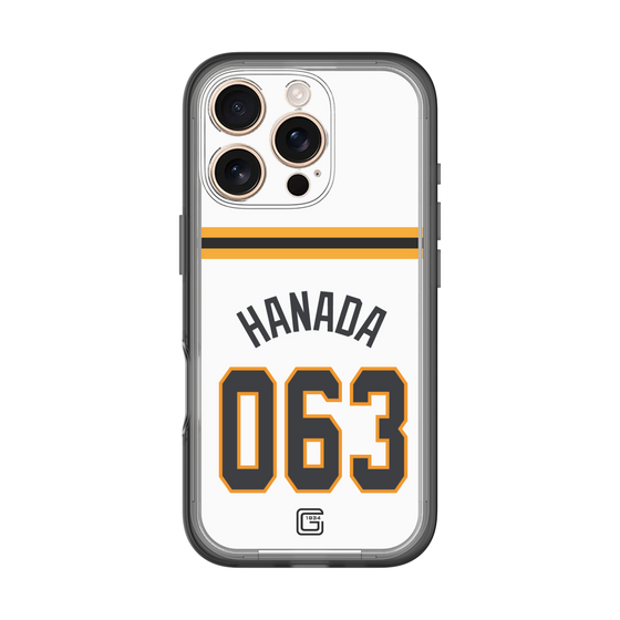 スリムプロテクションプレミアムケース［ 読売ジャイアンツ - #063 HANADA - ホーム ］