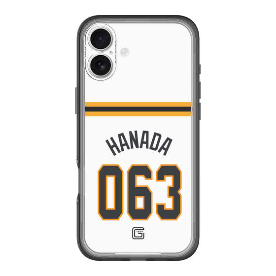 スリムプロテクションプレミアムケース［ 読売ジャイアンツ - #063 HANADA - ホーム ］