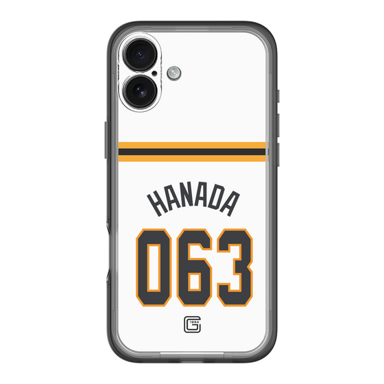 スリムプロテクションプレミアムケース［ 読売ジャイアンツ - #063 HANADA - ホーム ］