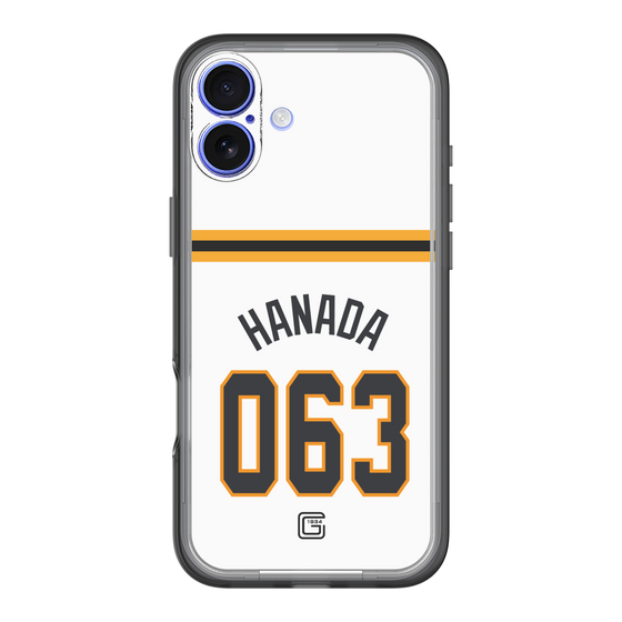 スリムプロテクションプレミアムケース［ 読売ジャイアンツ - #063 HANADA - ホーム ］