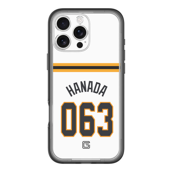 スリムプロテクションプレミアムケース［ 読売ジャイアンツ - #063 HANADA - ホーム ］
