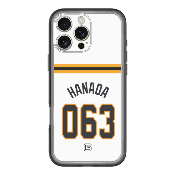 スリムプロテクションプレミアムケース［ 読売ジャイアンツ - #063 HANADA - ホーム ］