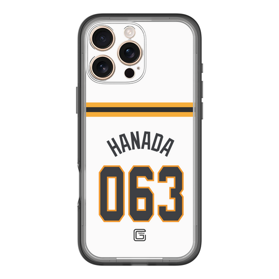 スリムプロテクションプレミアムケース［ 読売ジャイアンツ - #063 HANADA - ホーム ］